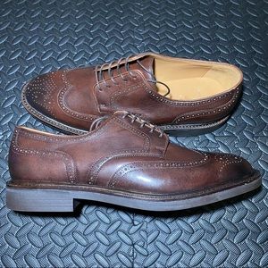 Polo Ralph Lauren Asher Wingtip Men’s Size 11.5 Vibram Soles Oxford Dress Shoes